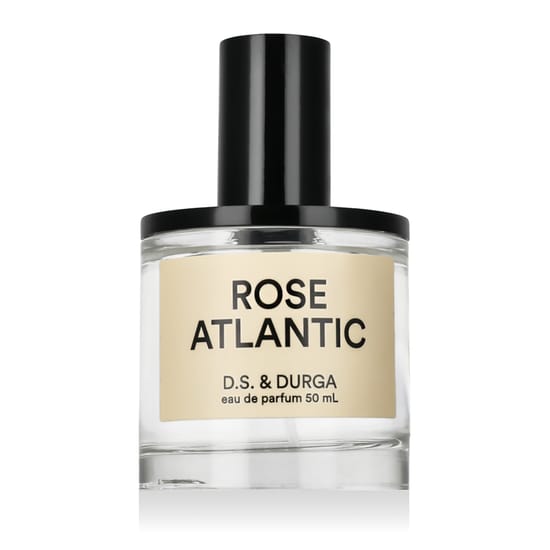 Bottle of D.S. & Durga Rose Atlantic EDP up close