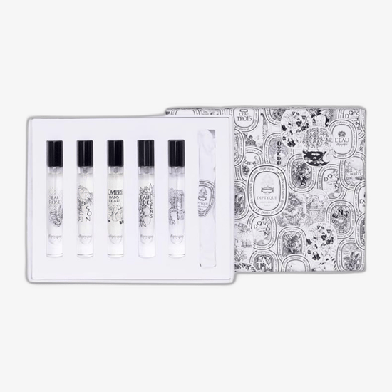 Diptyque L'Art Du Parfum avastuskomplekt viie 7,5 ml pudeliga