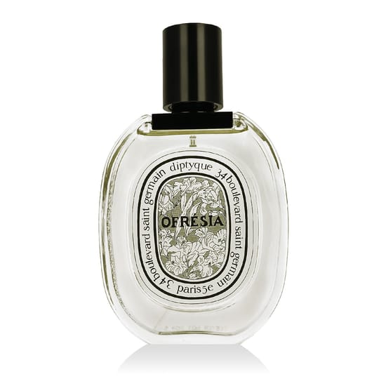 Diptyque Ofrésia EDT parfüümi pudel lähedalt