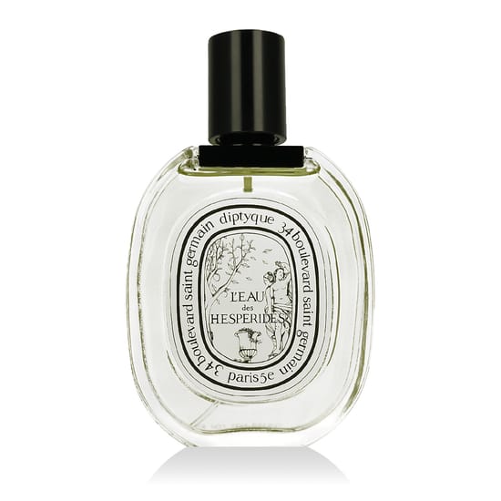 Флакон Diptyque L'eau des Hesperides EDT крупным планом