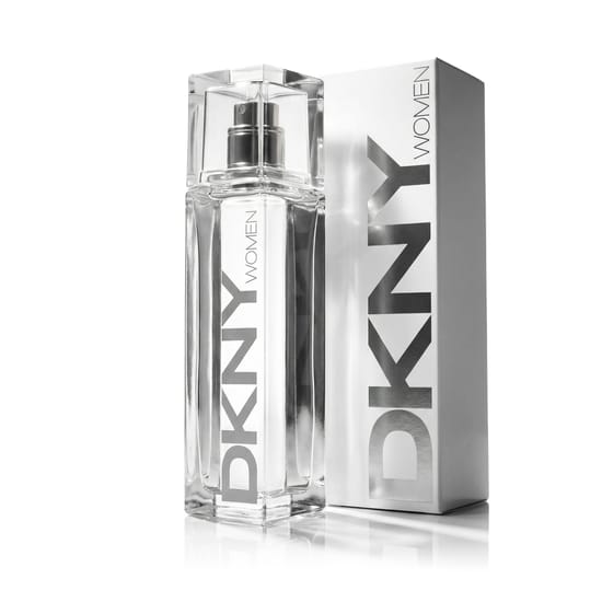 Image of DKNY Donna Karan Women EDP bottle with elegant minimalist design