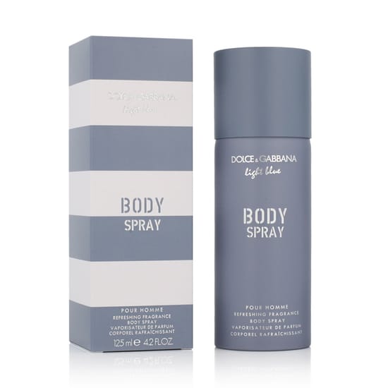 Dolce & Gabbana Light Blue pour Homme bodyspray in stylish packaging