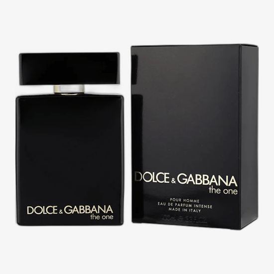 Elegant bottle of Dolce & Gabbana The One Pour Homme EDP Intense