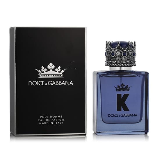 Dolce & Gabbana K pour Homme Eau de Parfum sophisticated glass bottle, modern design