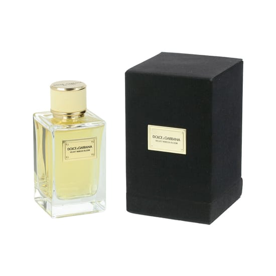 Бутылка Dolce & Gabbana Velvet Mimosa Bloom EDP крупным планом
