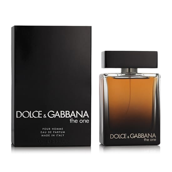 Close-up of Dolce & Gabbana The One Pour Homme EDP bottle