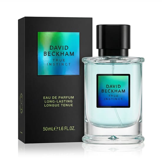 Elegant bottle of David Beckham True Instinct EDP