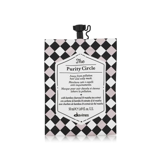 Juuksemask Davines The Purity Circle purgis Niisutav mask Davines The Purity Circle pakendis