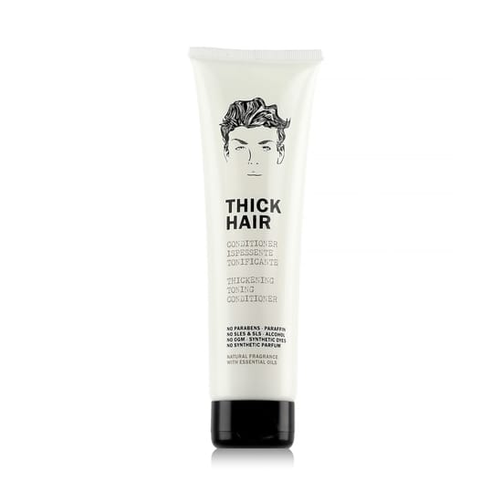 Dear Beard Thick Hair Conditioner esteetiliselt minimalistlik pakend