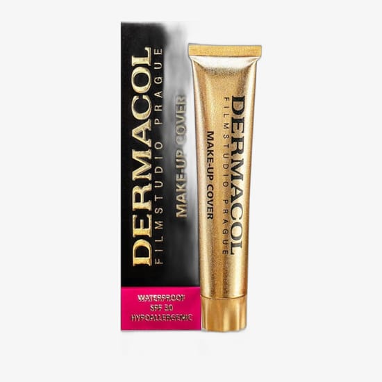 Dermacol Make-Up Cover SPF 30 (208) – jumestuskreemi detailne lähivõte