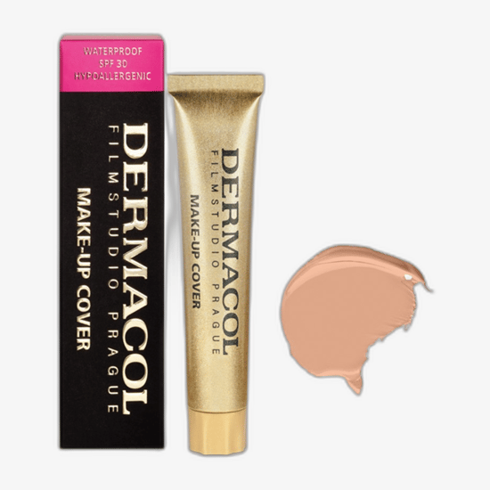 Original Dermacol Make-Up Cover SPF 30 (209) product Close-up of Dermacol Make-Up Cover SPF 30 (209) packaging