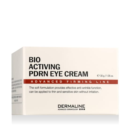 Originaalne Dermaline Bio Activing PDRN silmakreem Dermaline Bio Activing PDRN silmakreemi pakendi lähivõte