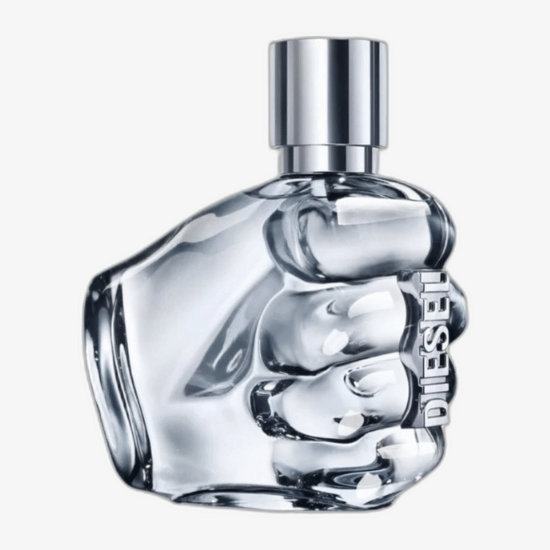 The Diesel Only the Brave fragrance bottle with a unique design