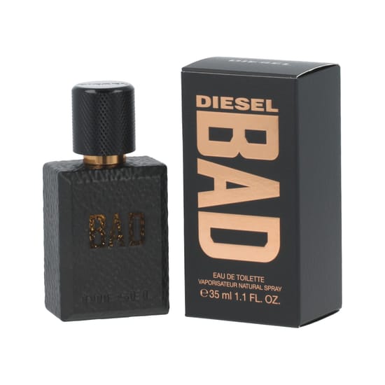 Originaalpakend Diesel Bad Eau De Toilette lõhnal Diesel Bad Eau De Toilette pudeli lähedalt