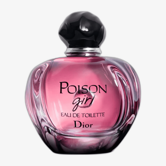 Флакон аромата Dior Poison Girl EDT на белом фоне
