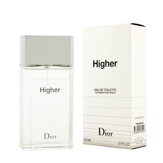 Elegant bottle of dior higher edt close-up