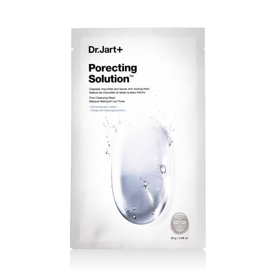 Dr.Jart+ Dermask Porecting Solution™ maski pakend Dr.Jart+ Dermask Porecting Solution™ pooride puhastav näomask