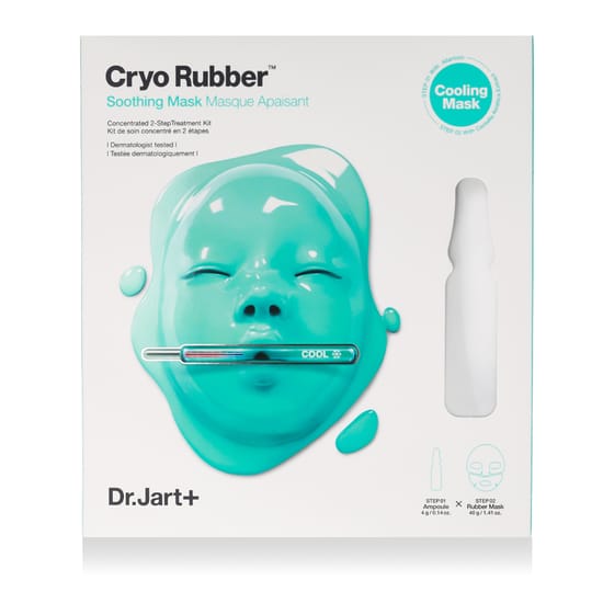 Dr.Jart+ Cryo Rubber™ Soothing Maski pakend ja kasutusviis