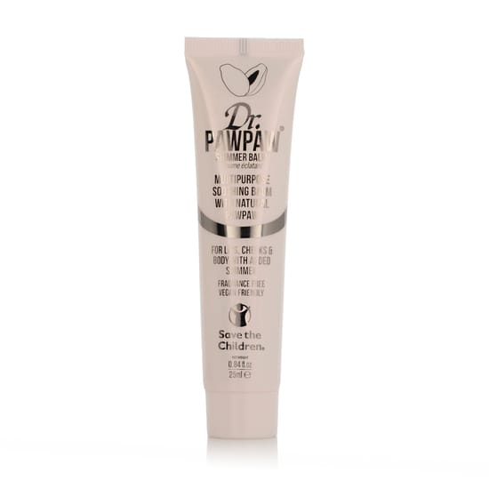 Close-up of Dr. PAWPAW Shimmer Balm tube