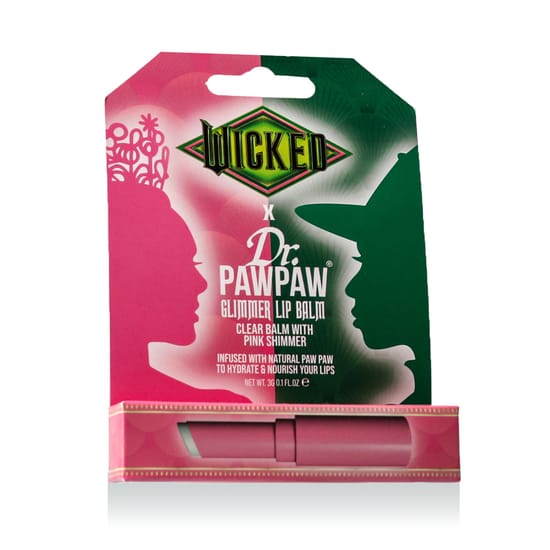 Крупный план бальзама для губ Dr. PAWPAW Wicked Enchanting с розовым шиммером
