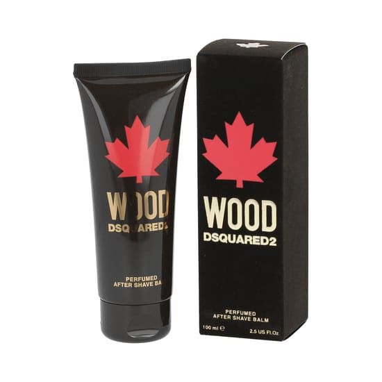 Dsquared2 Wood for Him After Shave Balm detailne lähivaade