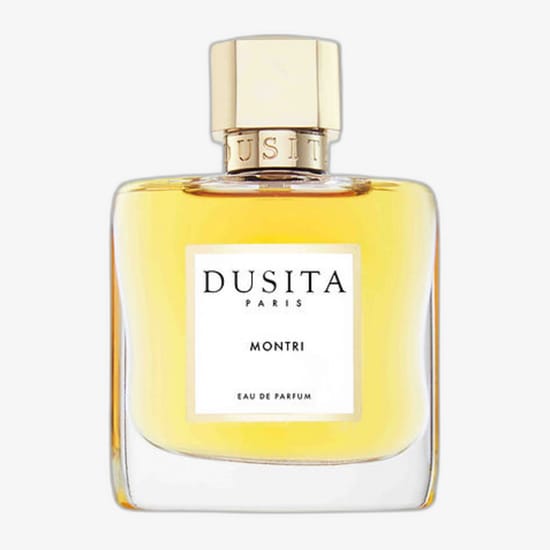Dusita Montri EDP originaalpakend Dusita Montri EDP parfüümi pudel lähedalt