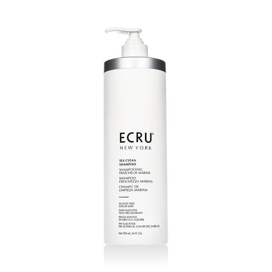 Bottle of ecru® sea clean shampoo 709 ml