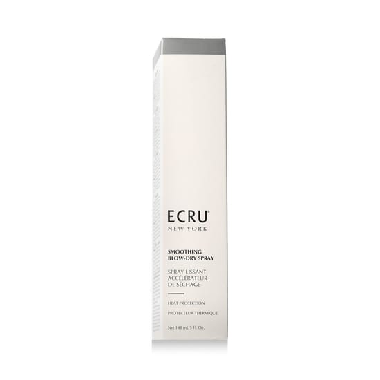 Close-up of Ecru® Smoothing Blow-Dry Spray Bottle