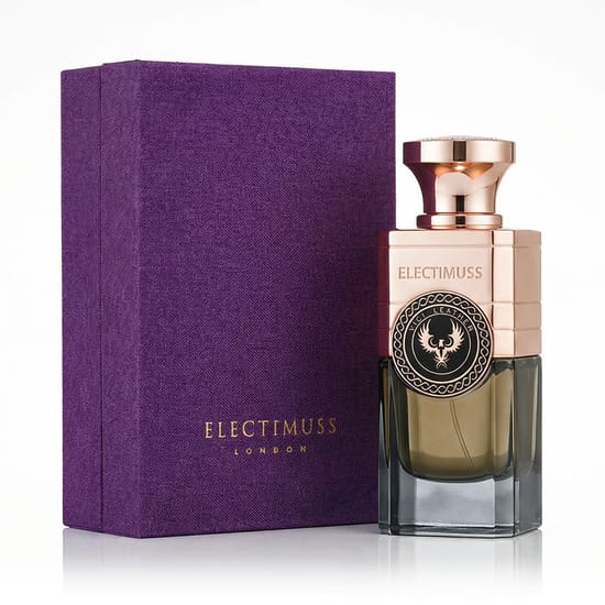 Original packaging of Electimuss Vanilla Edesia perfume Elegant bottle of Electimuss Vanilla Edesia pure perfume