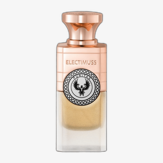 Sophisticated bottle of Electimuss Puritas Pure Perfume for elegant fragrance lovers