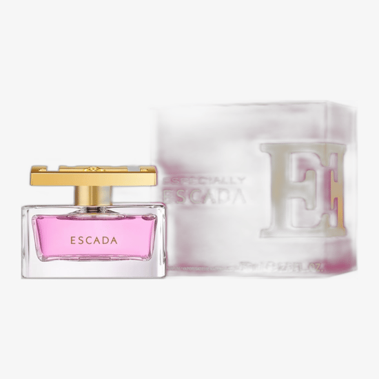 Close-up of Escada Especially EDP bottle