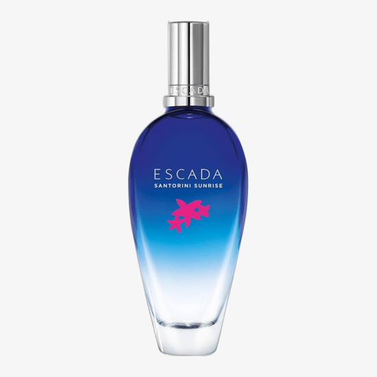 Close-up of Escada Santorini Sunrise EDT bottle