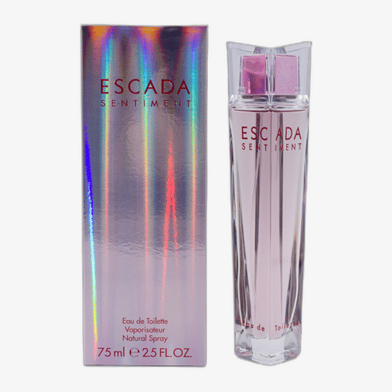 Escada Sentiment EDT parfüümi pudel lähedalt