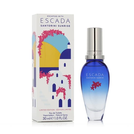 Elegant bottle of Escada Santorini Sunrise Eau De Parfum