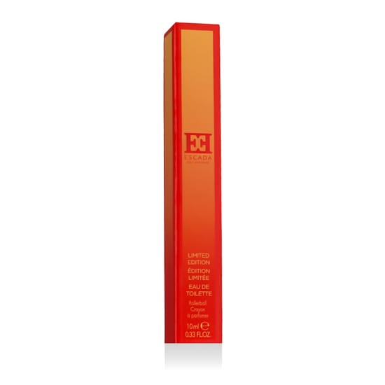 Оригинальная упаковка Escada Bali Paradise EDT Miniature Крупный план флакона Escada Bali Paradise EDT Miniature