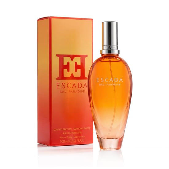 Escada Bali Paradise EDT pudel troopilise maastiku taustal
