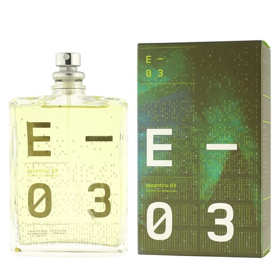 Close-up of Escentric Molecules Escentric 03 EDT bottle