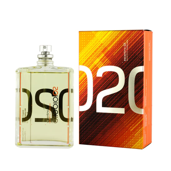 Escentric Molecules Escentric 02 originaalpakend, elegantne unisex parfüüm Escentric Molecules Escentric 02 EDT pudel, minimalistlik disain