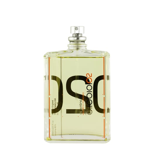 Escentric Molecules Escentric 02 originaalpakend, elegantne unisex parfüüm Escentric Molecules Escentric 02 EDT pudel, minimalistlik disain