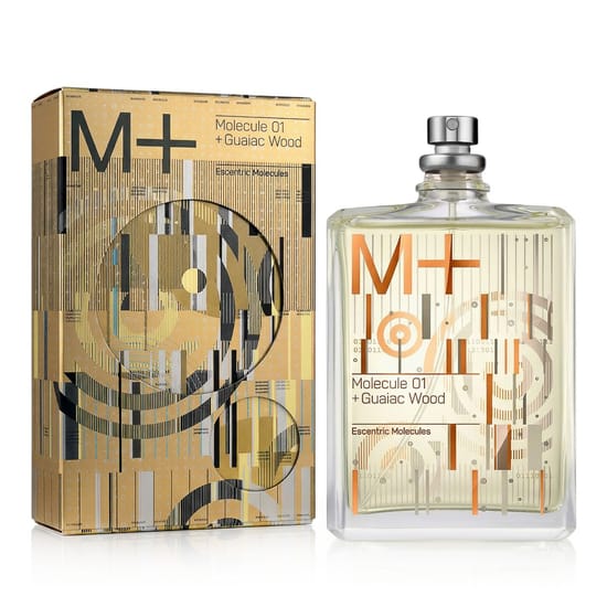 Elegant bottle of Escentric Molecules Molecule 01 + Guaiac Wood EDT