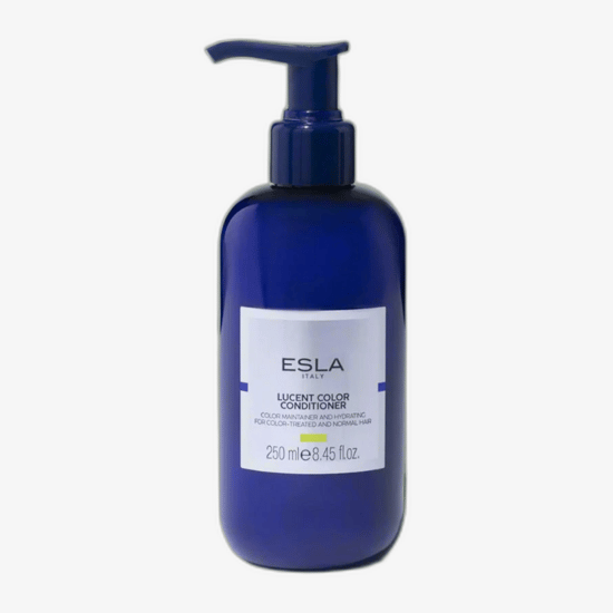 Bottle of ESLA Italy Lucent Color Conditioner with a vibrant design