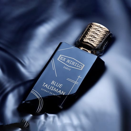 Elegant bottle of ex nihilo blue talisman extrait