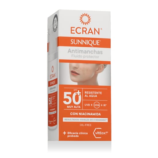 Ecran® Sunnique® Anti-dark Spots SPF 50+ päikesekaitsekreem pigmentatsiooni vastu