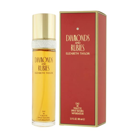 Elegant bottle of Elizabeth Taylor Diamonds and Rubies EDT