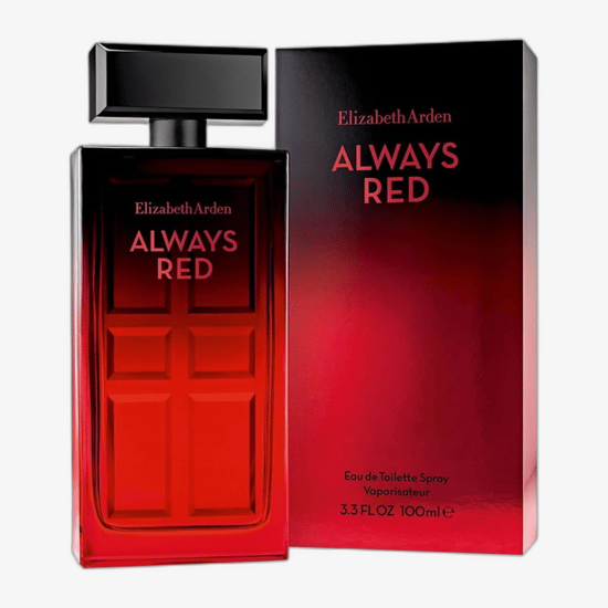Elegant bottle of Elizabeth Arden Always Red EDT