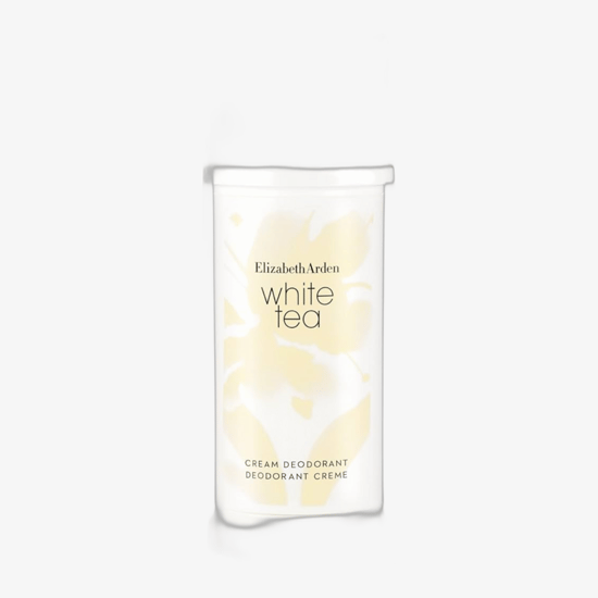 Close-up of Elizabeth Arden White Tea Perfumed Deostick packaging