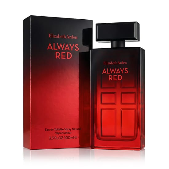 Elegant bottle of Elizabeth Arden Always Red EDT