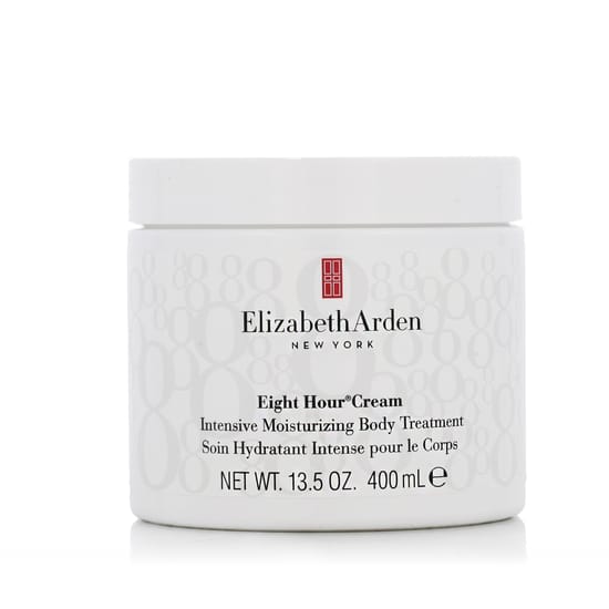 Original packaging of Elizabeth Arden Eight Hour Cream Close-up of Elizabeth Arden Eight Hour Cream Intensive Moisturising Body Treatment