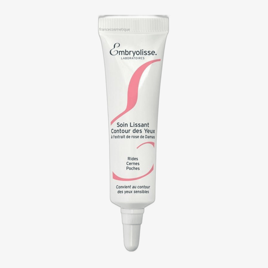 Упаковка крема Embryolisse smoothing eye contour care крупным планом