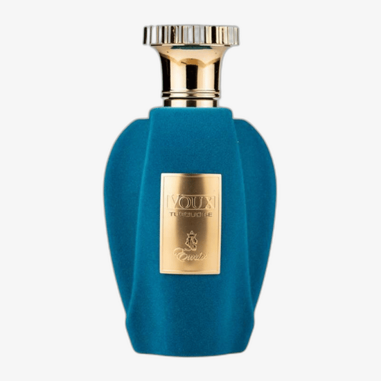Флакон Emir Voux Turquoise EDP вблизи